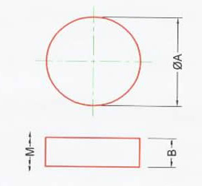 Rectangular Shape Disc Magnets